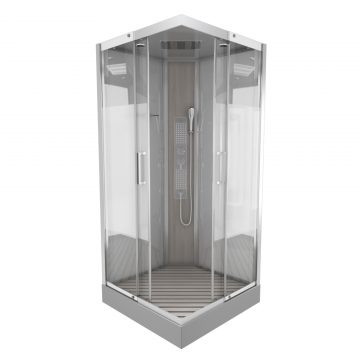 Cabine de douche SHACKY SQUARE 90 carrée 90x90x215cm