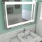 Miroir salle de bain LED auto-éclairant CHRONOS 100x70x4.5cm
