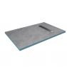 RECEVEUR DE DOUCHE A CARRELER 90x140CM RECOUPABLE SUR MESURE AVEC BONDE CANIVEAU RAINY LINEAR 140