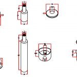 Robinet mitigeur universel douche mécanique avec inverseur 2 positions pour entraxe de 10cm à 45cm