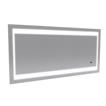 Miroir salle de bain LED auto-éclairant CHRONOS 140x70x4.5cm
