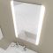 Miroir salle de bain LED auto-éclairant BORDER LINES 70x45