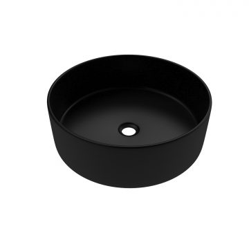 48x37x13.5cm Aurlane Vasque à Poser Rectangle en céramique Noire Rectangular Dark