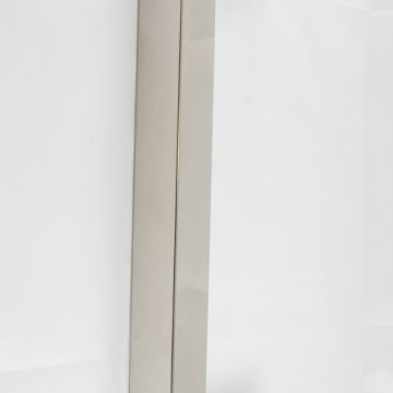 Poignée inox rectangle entraxe 27cm