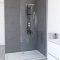 Paroi de douche à l'italienne FREEDOM 2 TRANSPARENT 90 - 90x200cm VERRE TRANSPARENT 8mm