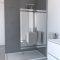 Paroi de douche à l'italienne FREEDOM 2 MIROIR 90 - 90x200cm VERRE TRANSPARENT 8mm