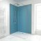 Pack de 2 Panneaux Muraux Aluminium BLEU 90+120x210 cm avec Profilés ANODISE BRILLANT - WALL'IT