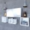 ARMOIRE DE TOILETTE AVEC MIROIR ET PORTE A FERMETURE PROGRESSIVE - PERSONALYZ RECTANGLE