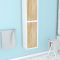 COLONNE DE SALLE DE BAIN SCANDINAVE BLANC A SUSPENDRE - H150xP25xL35cm - NORDIK NATURLIG