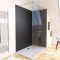 Pack de 2 Panneaux Muraux Aluminium NOIR 90+120x210 cm avec Profilés ANODISE BRILLANT - WALL'IT