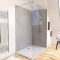 Pack de 2 Panneaux Muraux Pierre Light Grey 90+120x210 cm avec Profilés ANODISE BRILLANT - STONE'IT