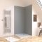 Panneau Mural Finition Aluminium Gris Clair Silver 90 x 210 cm - WALL'IT SILVER