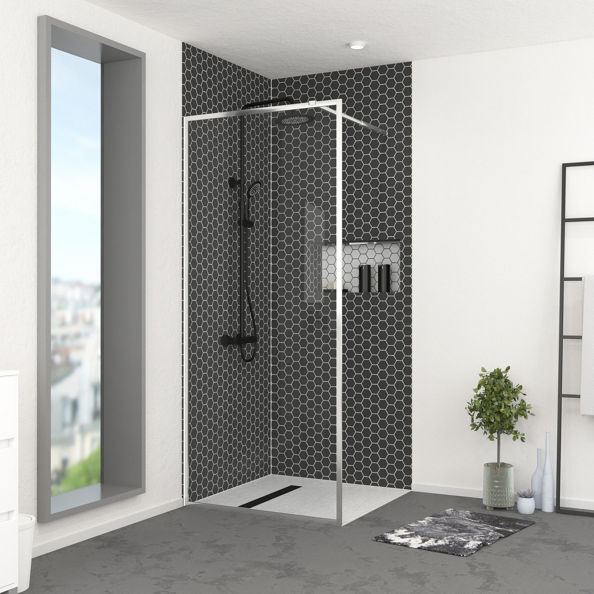 Paroi De Douche 90x200