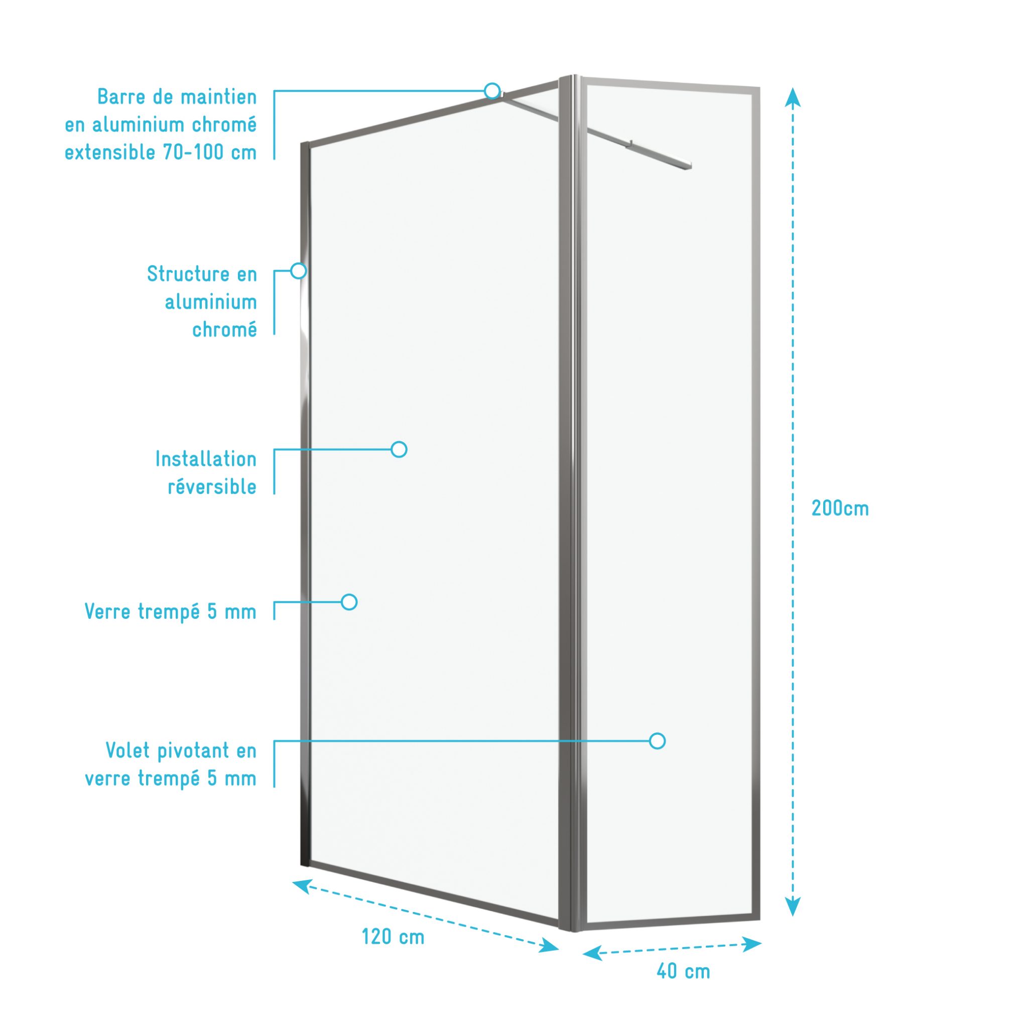 Phare / projecteur de recherche à Leds 10/30 Volts - Avec télécommande