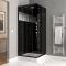 Cabine de douche carrée 90x90x215cm - MIRROR SPACE SQUARE