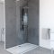Paroi de douche à l'italienne FREEDOM 2 TRANSPARENT 140 - 140x200cm VERRE TRANSPARENT 8mm