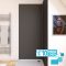LOT de 10 Panneaux Muraux pour salle de bains en Aluminium Gris - 90x210cm - WALL'IT