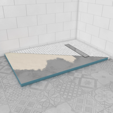 RECEVEUR DE DOUCHE A CARRELER