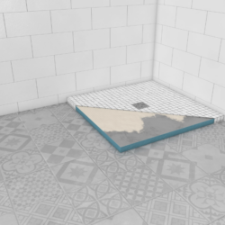 receveur à carreler 90x90