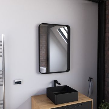 Miroir cadre noir