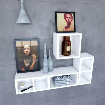 Etagère murale salle de bain Aurlane