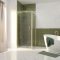 Pack Porte de Douche Pivotante 90x200cm et Retour 90cm - Profilés Or Doré Brossé - Verre 6mm