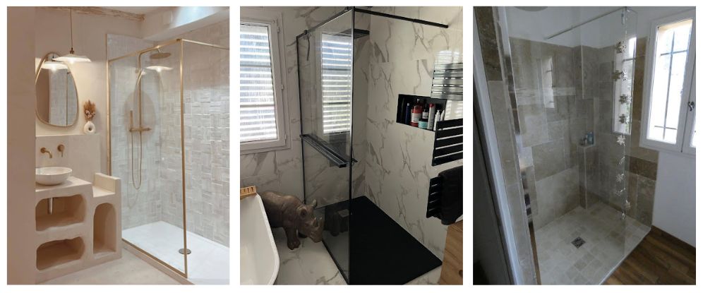 Les plus belles douches à l'italienne de nos clients