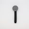 POMMEAU DE DOUCHE ROND ANTICALCAIRE - NOIR ET GRIS - ⌀65 x 200 x 35 mm