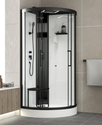 Cabine de douche 1/4 de cercle Cabine de douche 1/4 de cercle