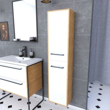 meuble colonne salle de bain