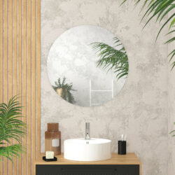 miroir rond salle de bain