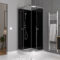 cabine de douche ROUND SHADOW CORNER 90x90x230cm