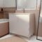 Pack Meuble Salle de Bains 80 cm Blanc, 2 portes avec Vasque Céramique - XENOS