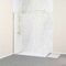 Paroi de douche à l'italienne 160x200 cm verre trempé 8 mm - Or Doré Brossé - FREEDOM 2 GOLD