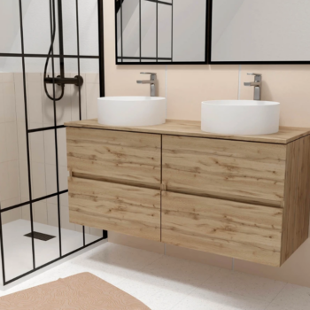 Meuble salle de bain suspendu