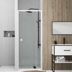Porte de douche pivotante