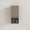 Colonne de rangement blanche - Porte et niche - 35x80x32.5 cm
