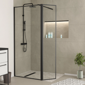 Paroi de Douche avec Volet Pivotant Paroi de Douche avec Volet Pivotant