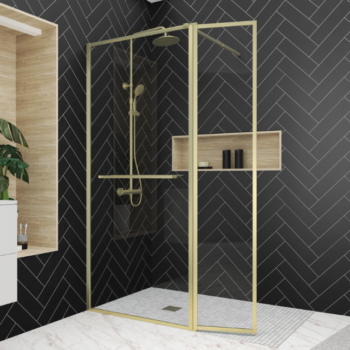 Paroi de Douche avec Volet Pivotant Paroi de Douche avec Volet Pivotant