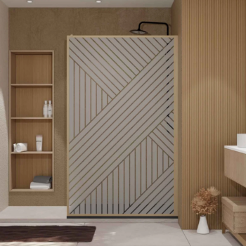 paroi de douche japandi soldes salle de bain