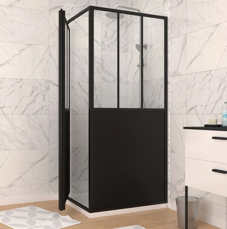 paroi de douche + porte
