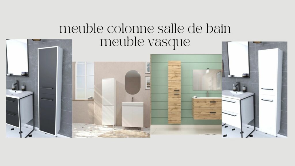 meuble colonne salle de bain meuble vasque