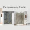 panneau mural douche