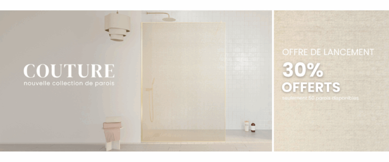 paroi de douche design