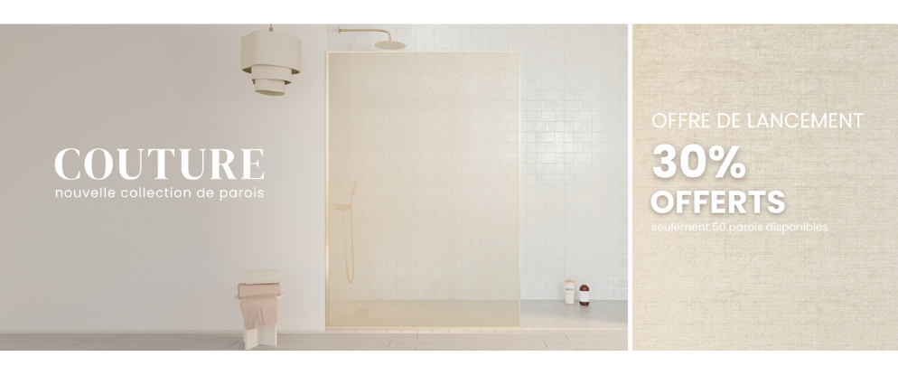 Paroi de douche design