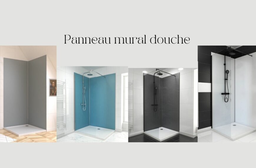 Panneau mural douche