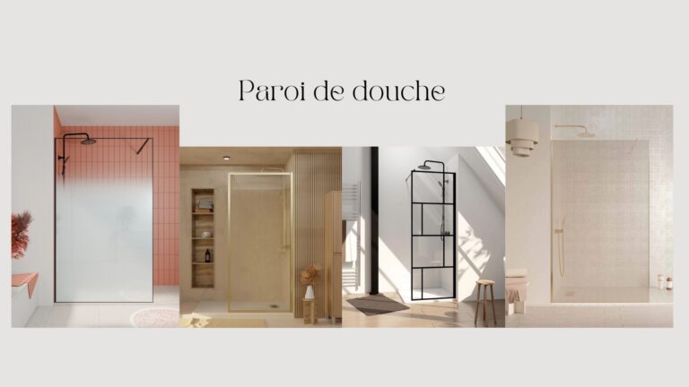 Comment puis-je changer la paroi de ma douche