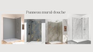 panneau mural douche
