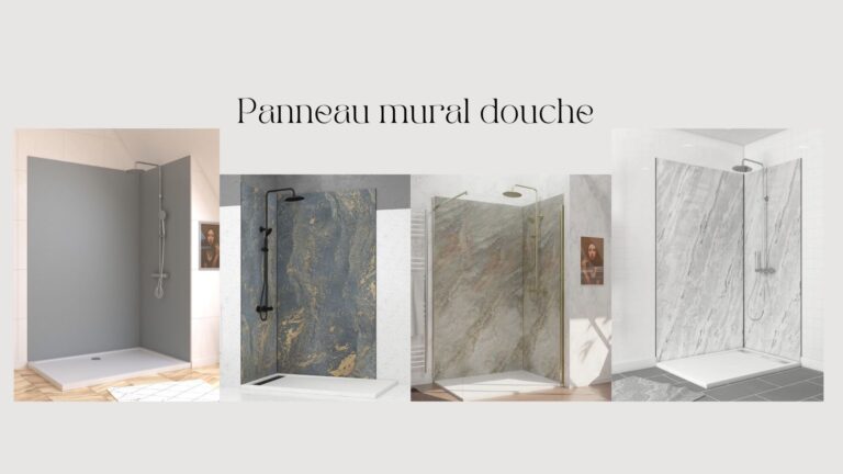 panneau mural douche