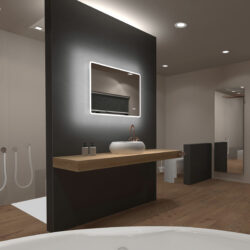 Miroir salle de bain LED
